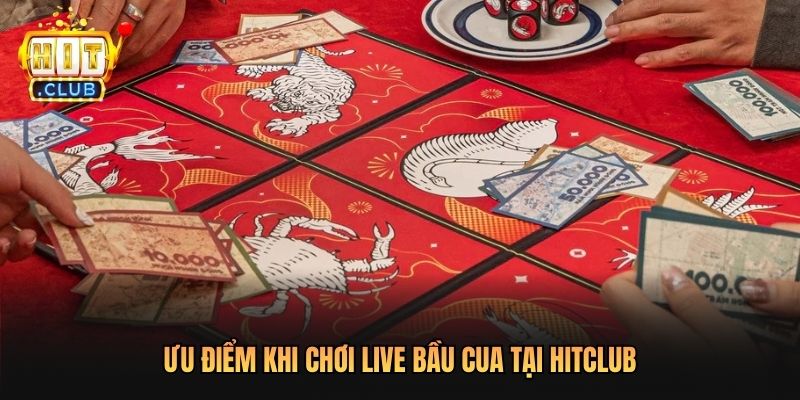 Ưu điểm khi chơi Live Bầu Cua tại Hitclub